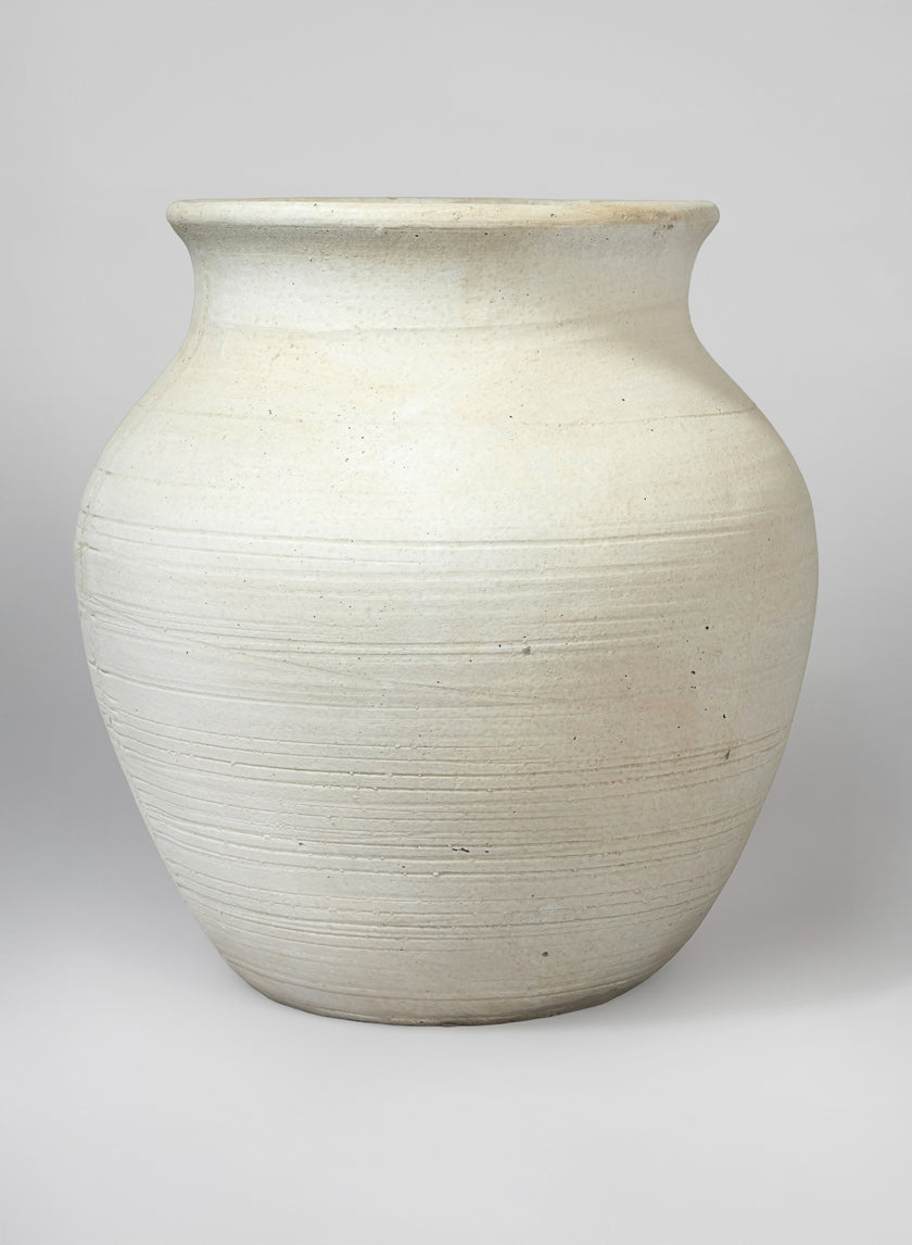 12in Tall Ohaxa Fiber Cement Urn Decor Jamali Garden