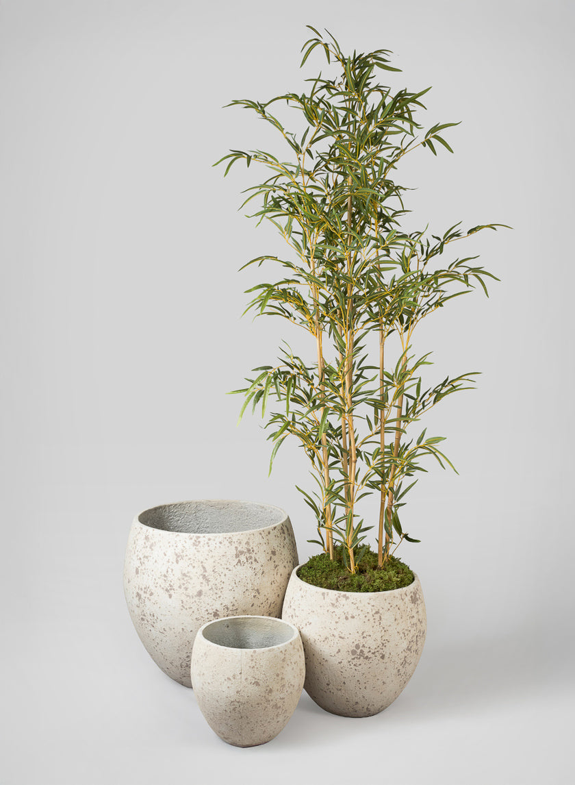 Safi Fiber Cement Egg Planters Decor Jamali Garden