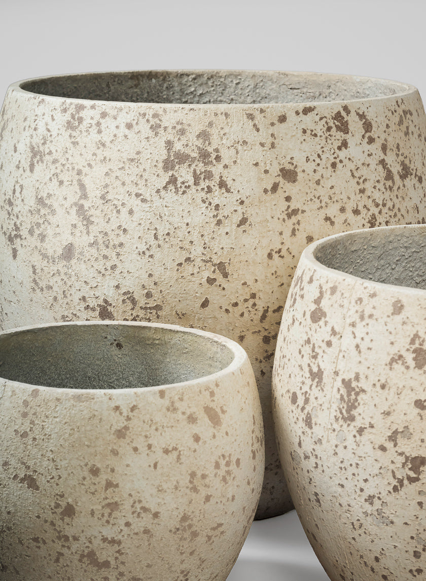 Safi Fiber Cement Egg Planters Decor Jamali Garden