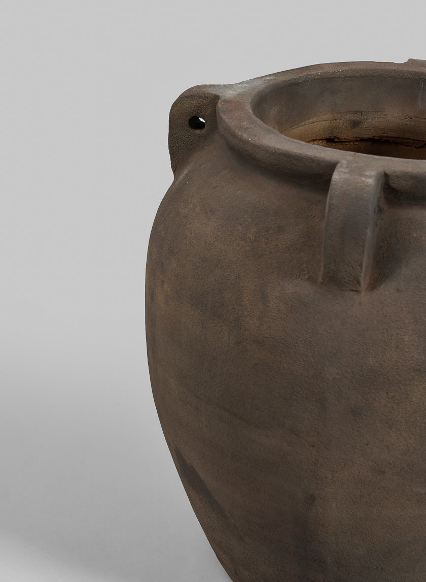 Petra Aged Black Amphora Vase Decor Jamali Garden