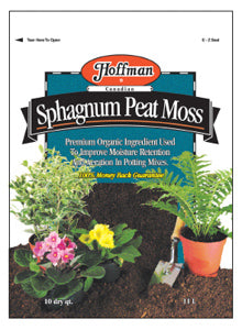 10qt Hoffman Canadian Sphagnum Peat Moss Decor Jamali Garden