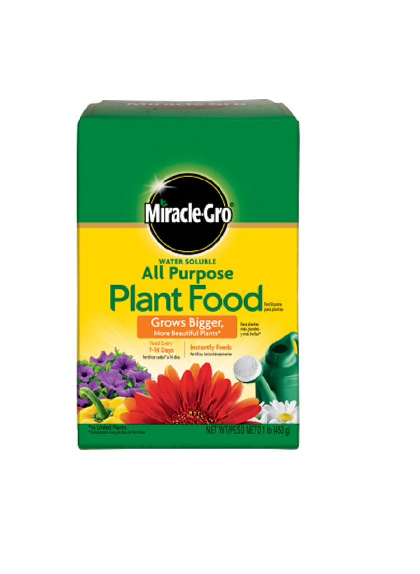 1lb Miracle-Gro Water Soluble All Purpose Plant Food Decor Jamali Garden