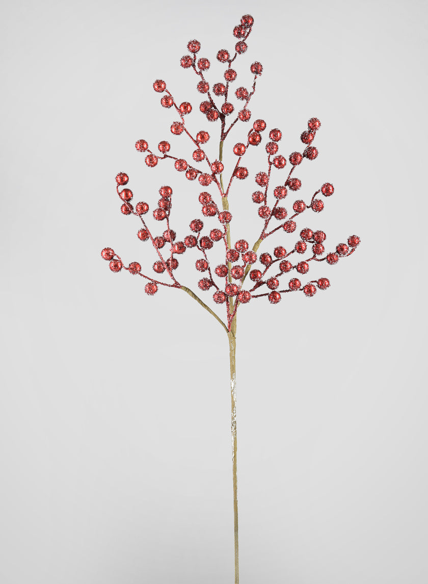 29in Long Beaded Berry Spray Decor Jamali Garden