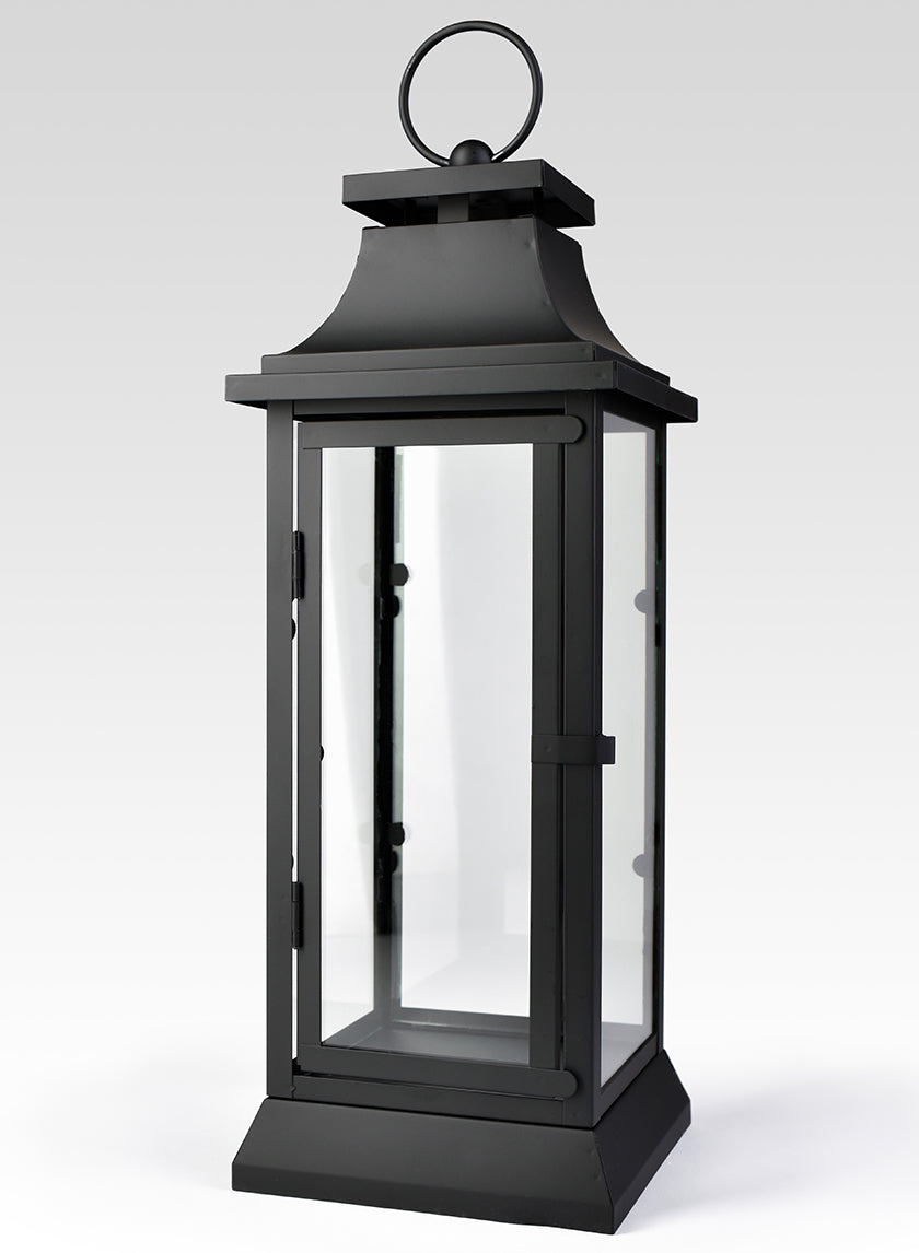 Black Hampton Lanterns Decor Jamali Garden 20in Tall EACH