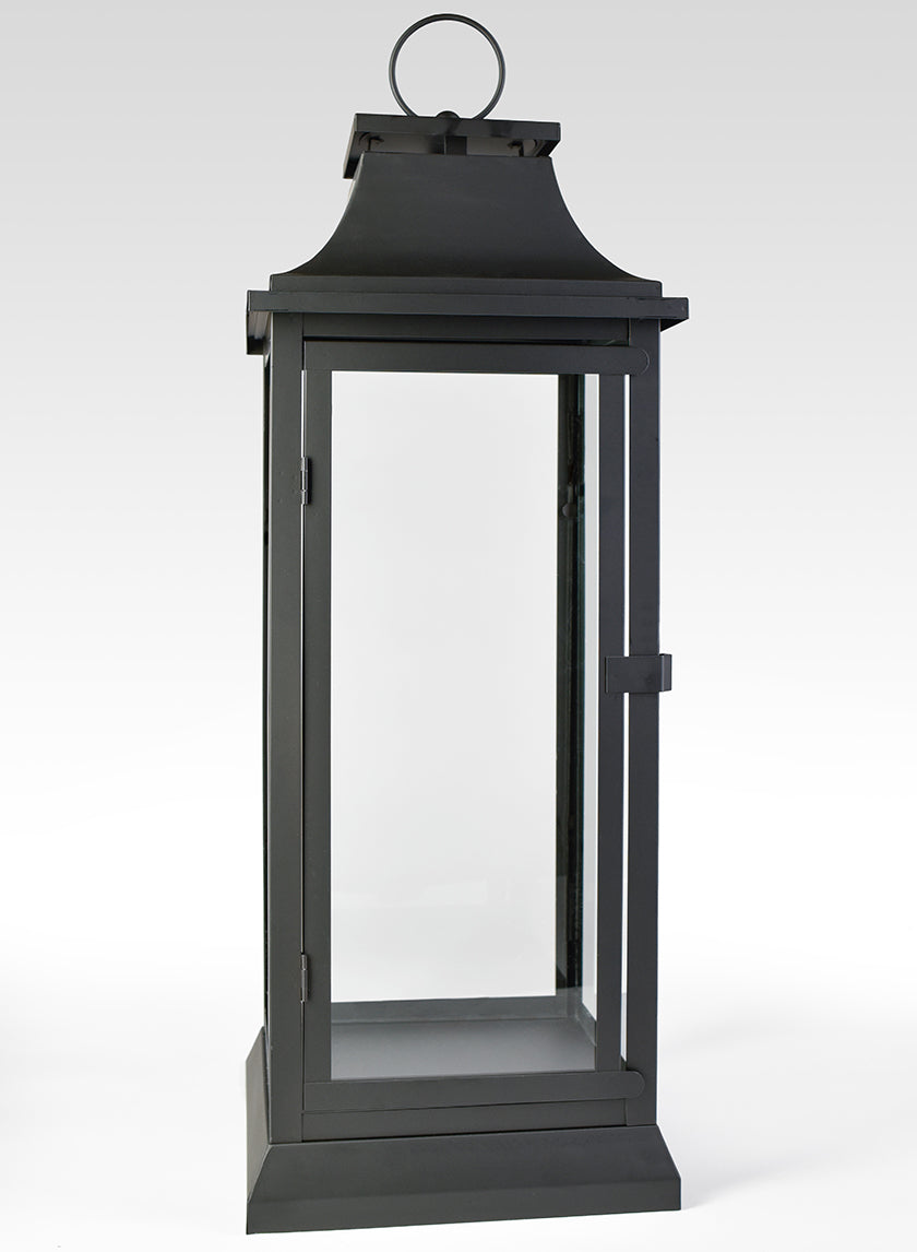 Black Hampton Lanterns Decor Jamali Garden 25in Tall EACH
