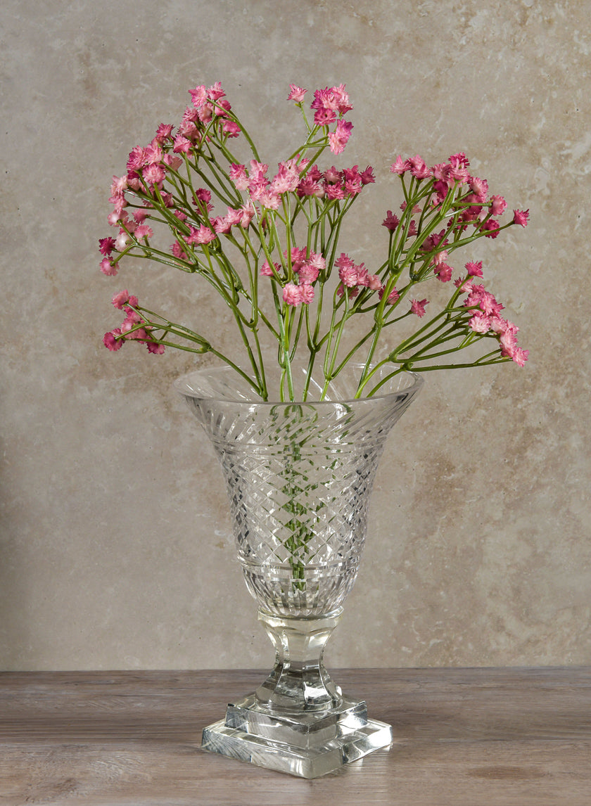 Harem Cut Work Crystal Glass Urn Decor Jamali Garden