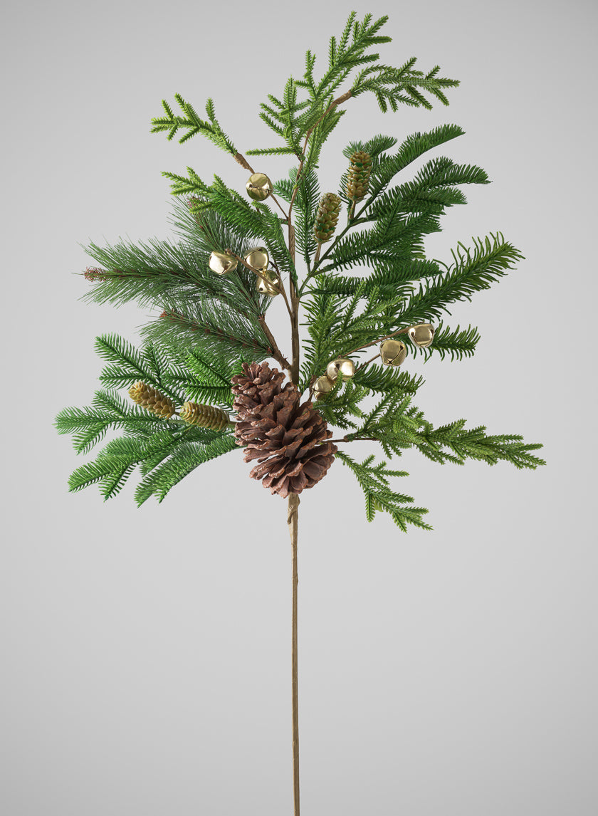 32in Long Festive Pine Pick, Case of 6 Decor Jamali Garden
