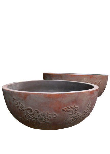 Rusty Terracotta Bowls Decor Jamali Garden