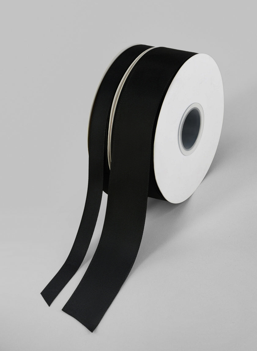 Black Grosgrain Ribbon 50 Yard Spool Decor Jamali Garden