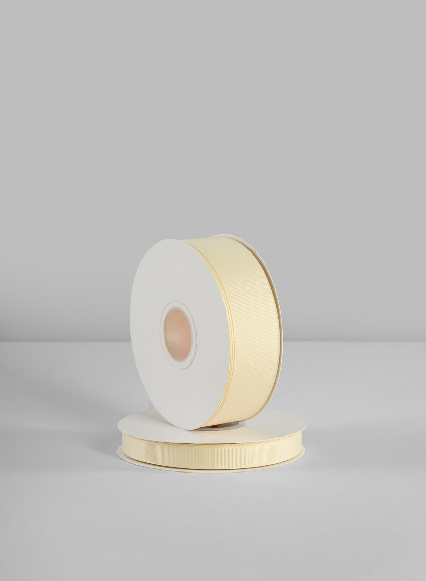 Ivory Grosgrain Ribbon 50 Yard Spool Decor Jamali Garden