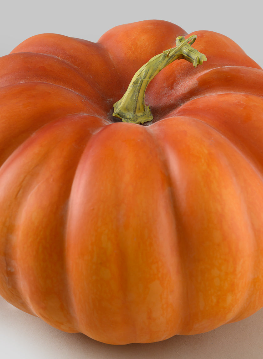 Cinderella Large Burned Yellow Pumpkin Decor Jamali Garden