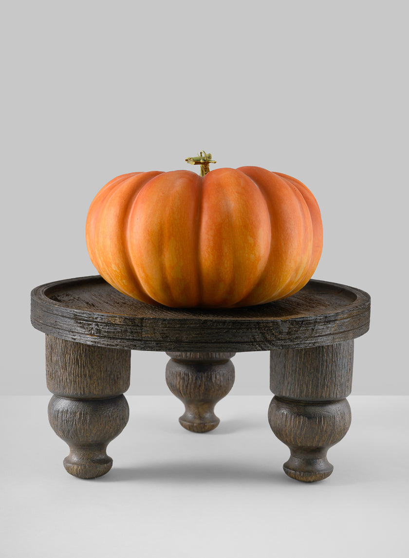 Cinderella Large Burned Yellow Pumpkin Decor Jamali Garden