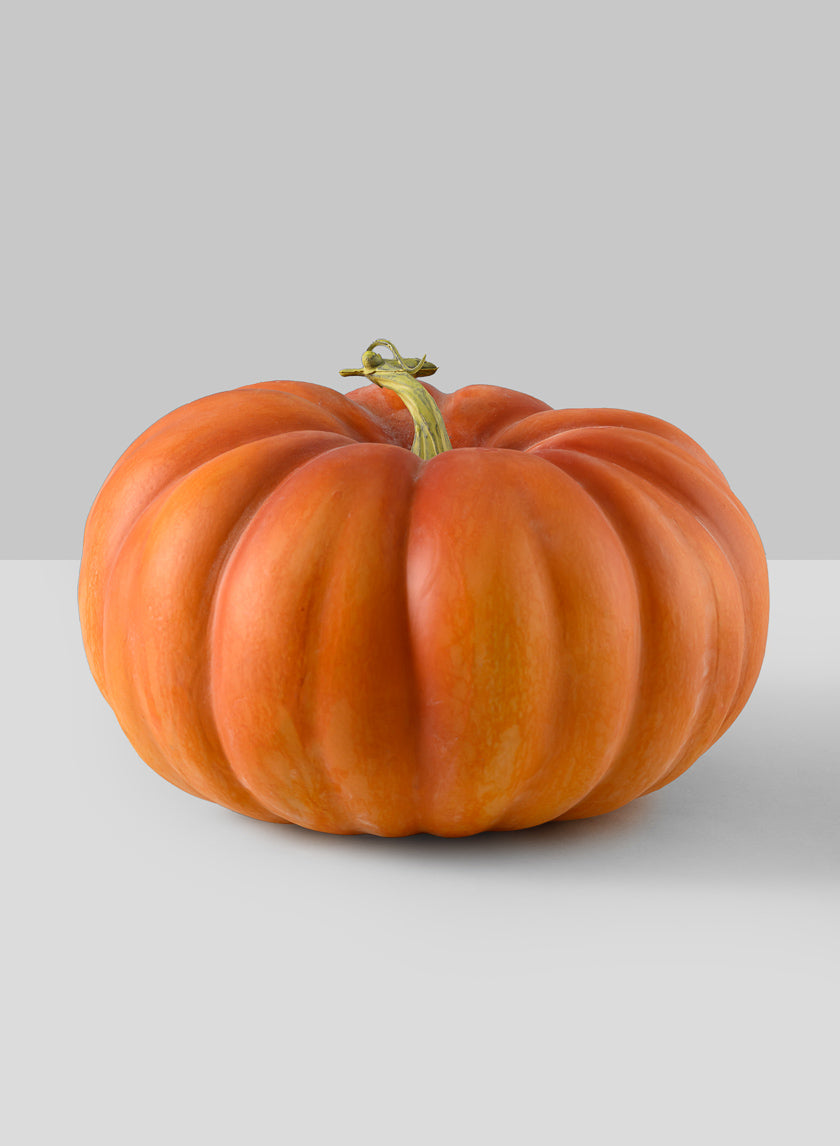 Cinderella Large Burned Yellow Pumpkin Decor Jamali Garden