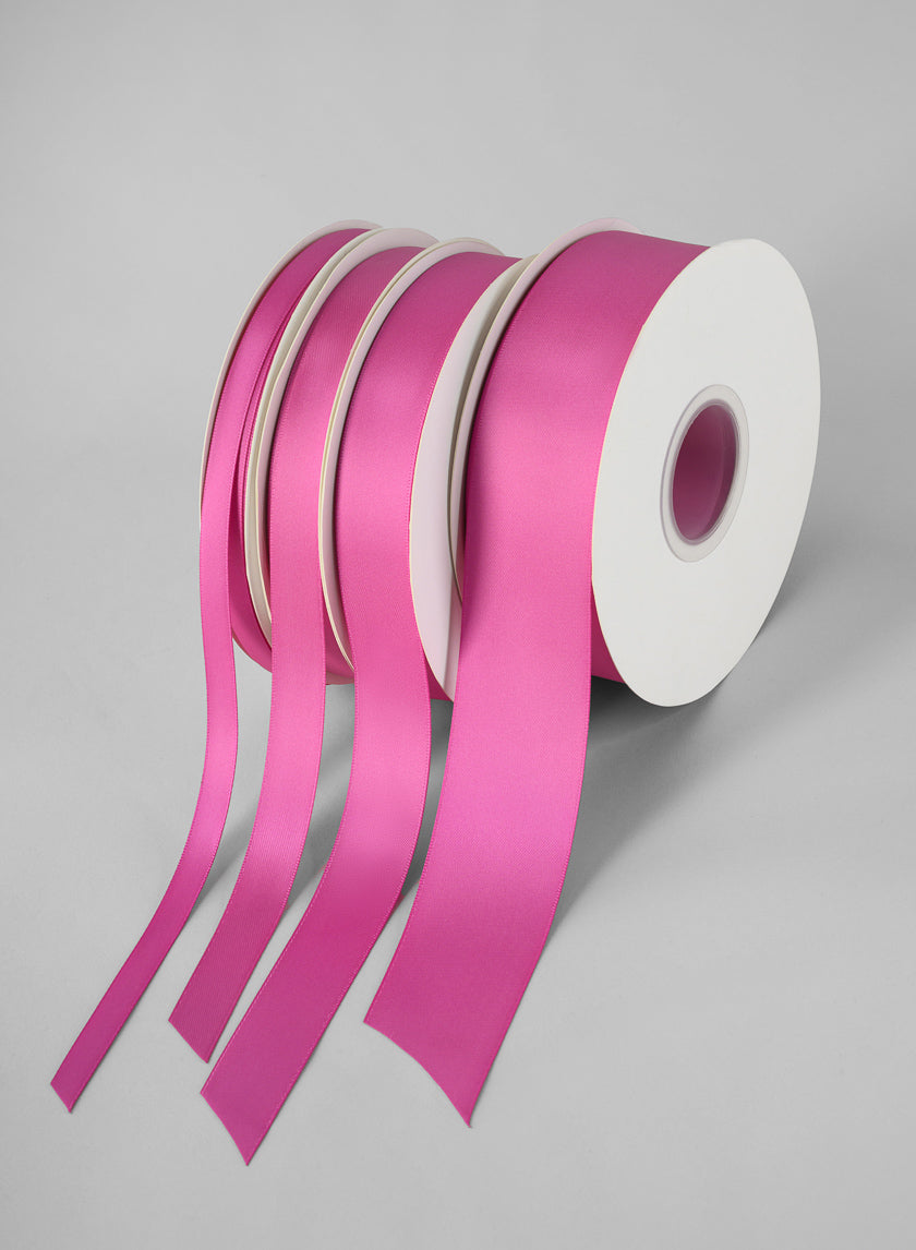 Garden Rose Double Faced Satin Ribbon 50 Yard Spool Decor Jamali Garden