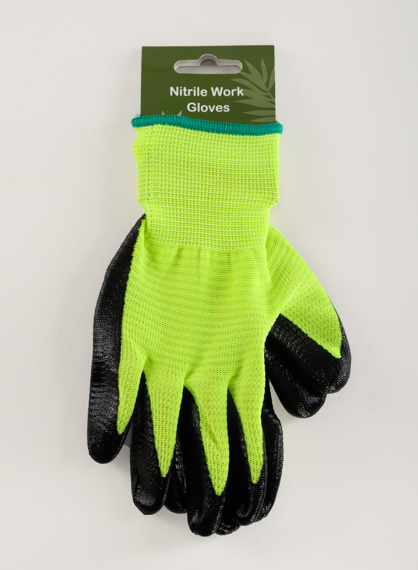 Nitrile Work Gloves Decor Jamali Garden