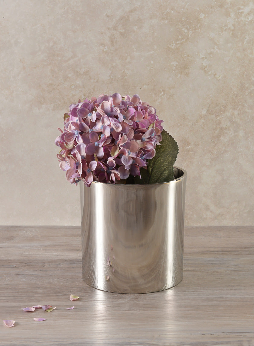 Nickel Plated Aluminum Cylinder Decor Jamali Garden