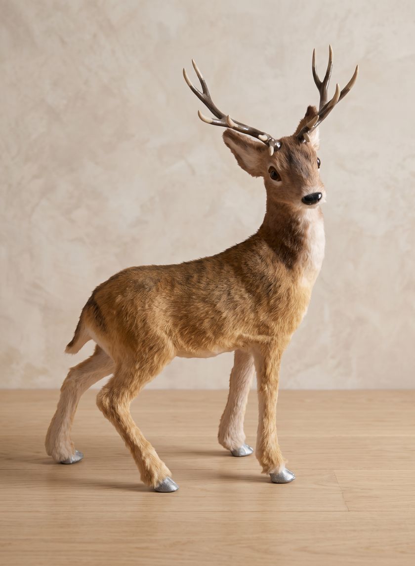 22in Tall Natural Deer Decor Jamali Garden