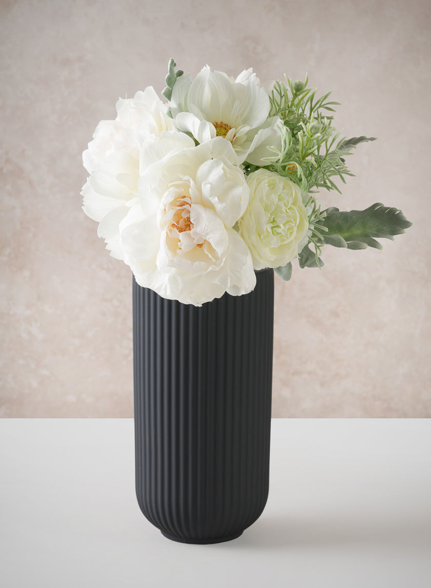 16in Long White Mix Flower Bouquet, Case of 6 Decor Jamali Garden