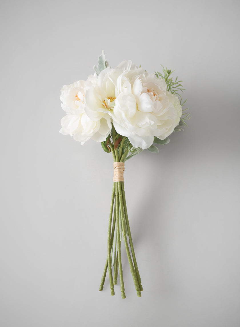 16in Long White Mix Flower Bouquet, Case of 6 Decor Jamali Garden