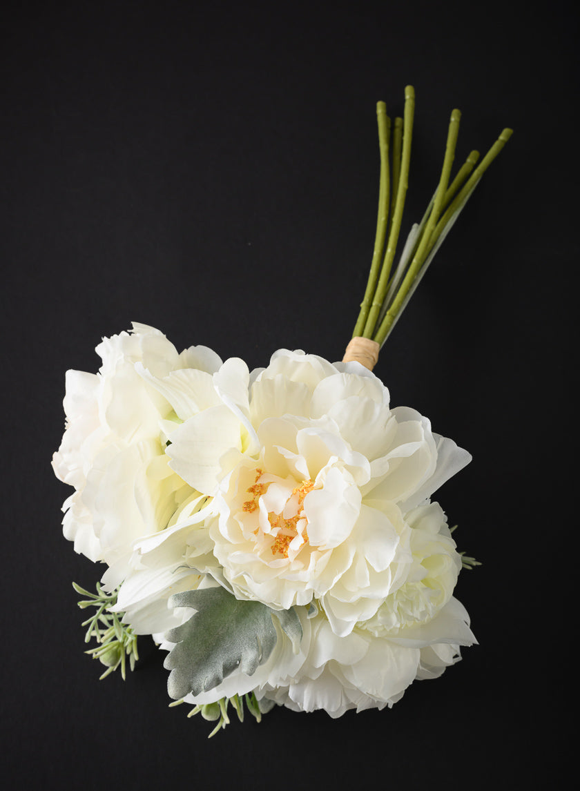 16in Long White Mix Flower Bouquet, Case of 6 Decor Jamali Garden