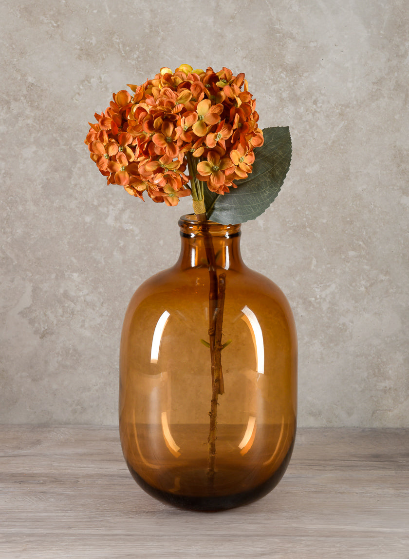 Mesquite Amber Bottle Vase Decor Jamali Garden