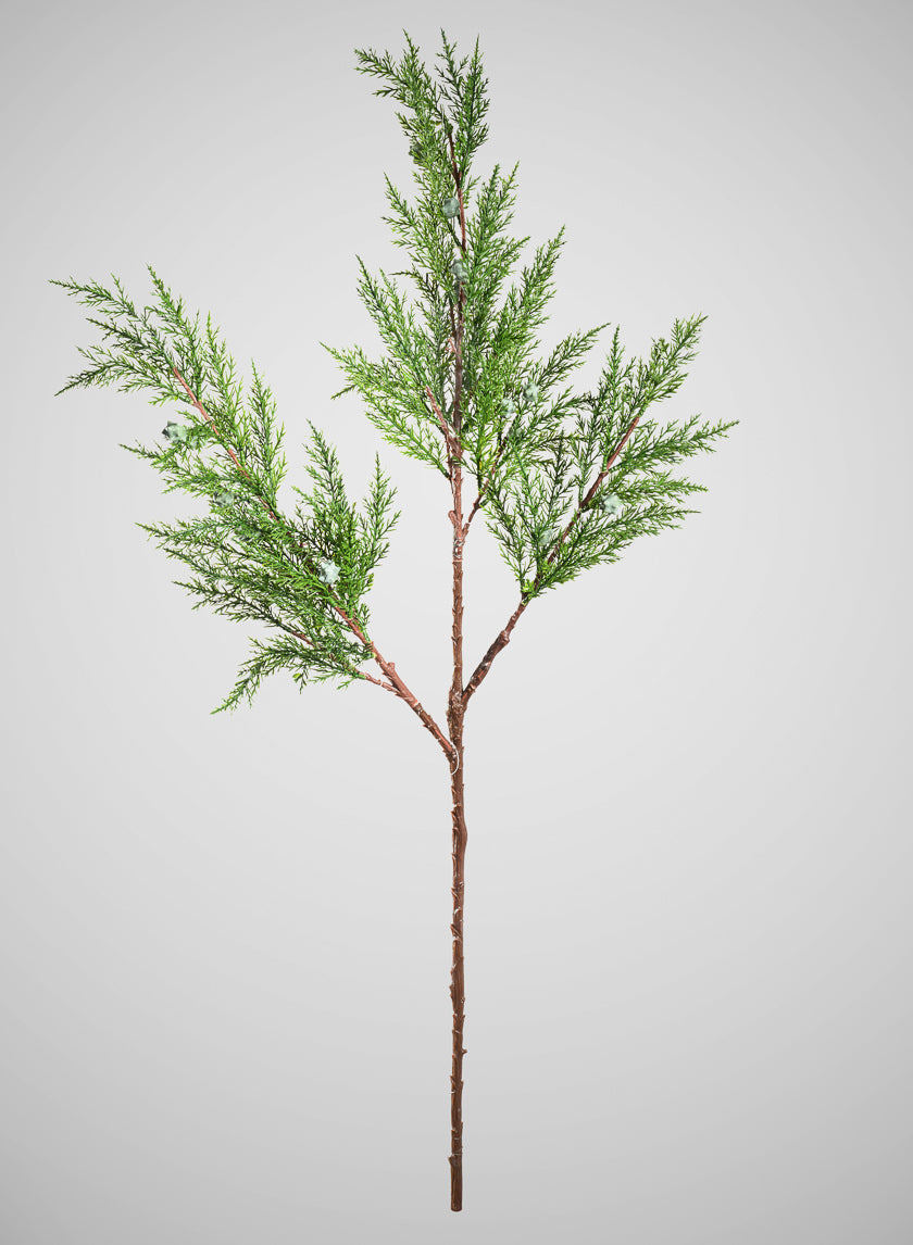 40in Long Green Juniper Berry Spray, Case of 6 Decor Jamali Garden
