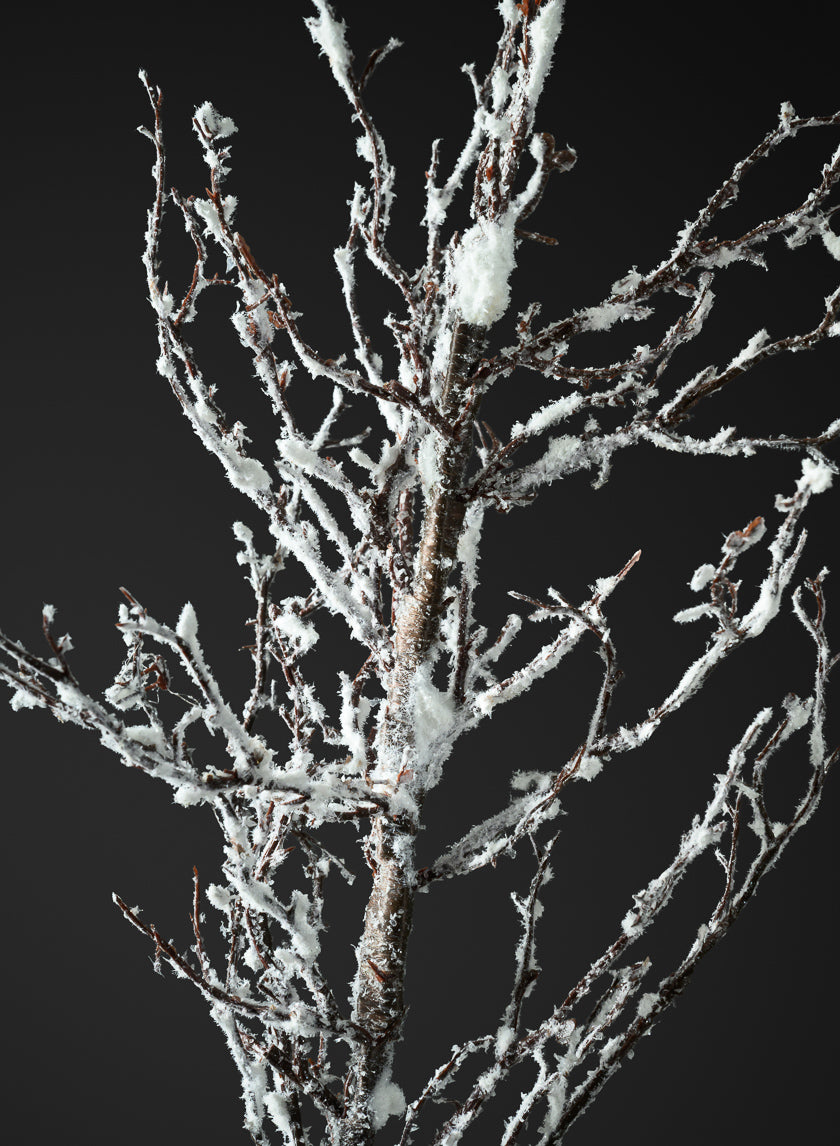 31in Long Winter Twig Branch with Snow, Case of 12 Decor Jamali Garden