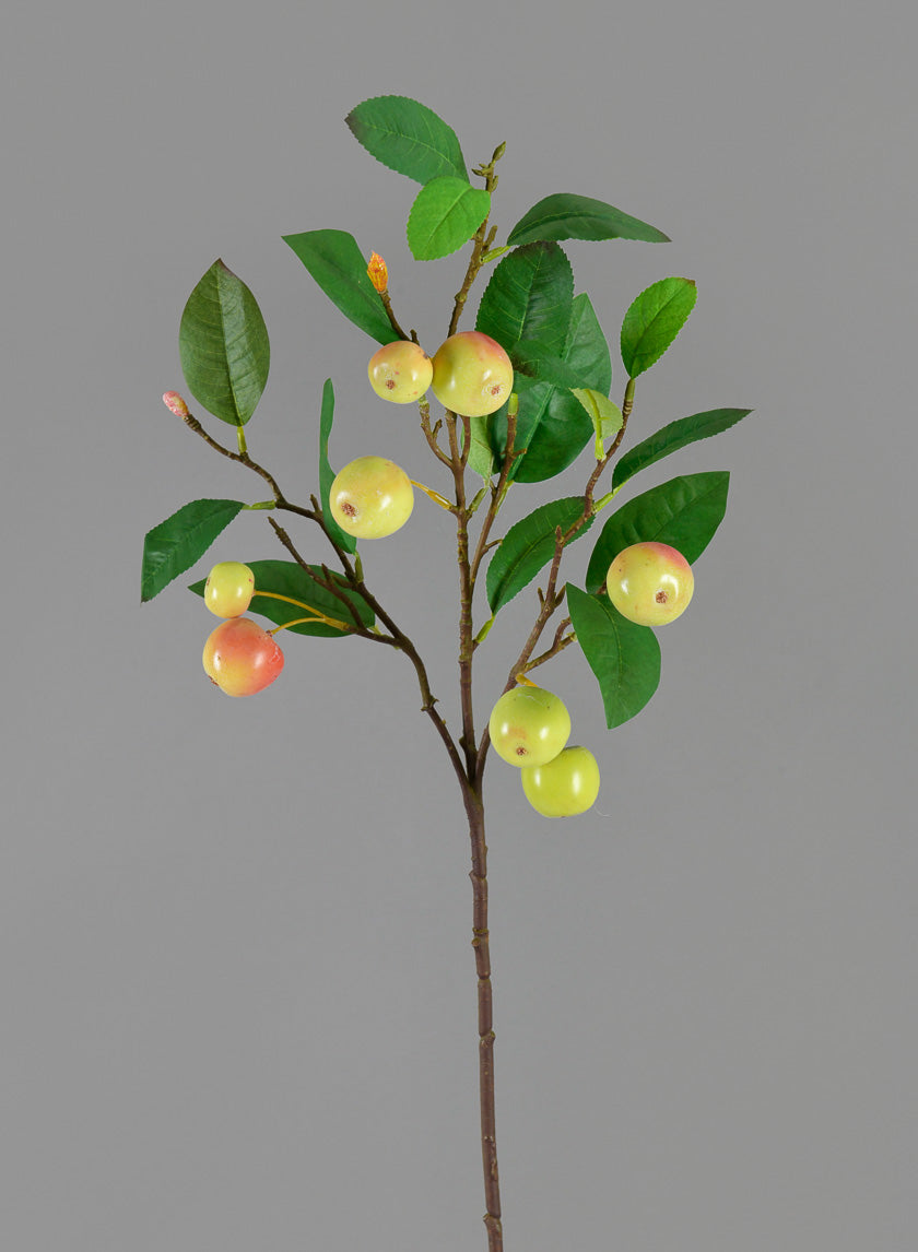 31in Tall Green Apple Spray, Case of 12 Decor Jamali Garden