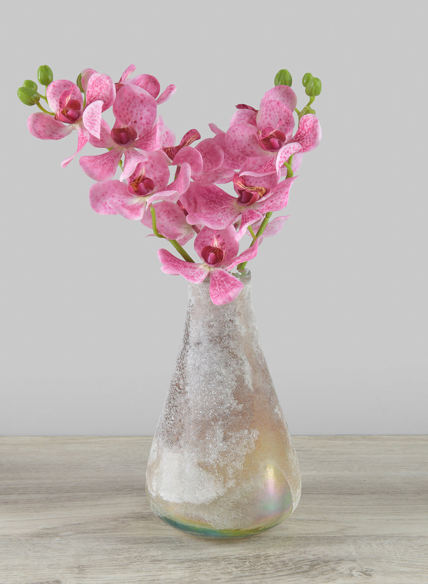 33in Long Pink Double Orchid Stem, Case of 12 Decor Jamali Garden