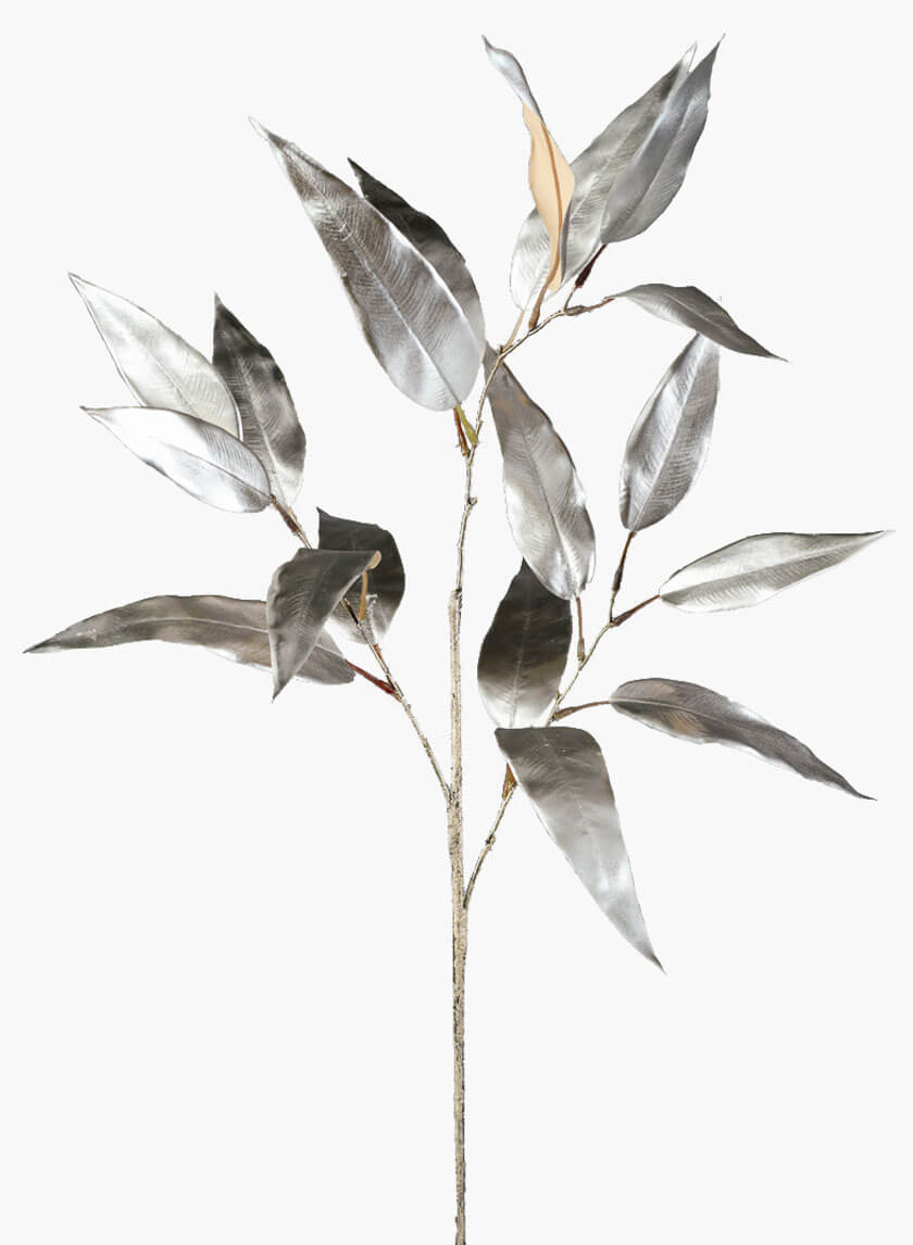 31in Long Champagne Eucalyptus Leaf Spray, Case of 12 Decor Jamali Garden