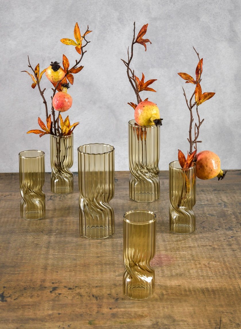 38in Long Early Fall Young Pomegranate Branch, Case of 12 Decor Jamali Garden