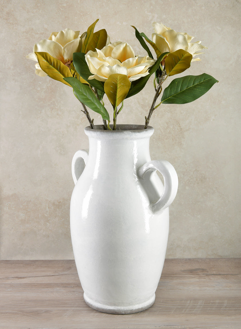 28in Long Antique Yellow Magnolia, Case of 12 Decor Jamali Garden