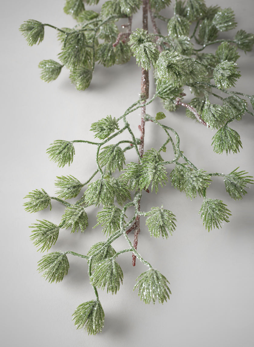 26in Long Ice Flocked Pine Pick, Case of 12 Decor Jamali Garden