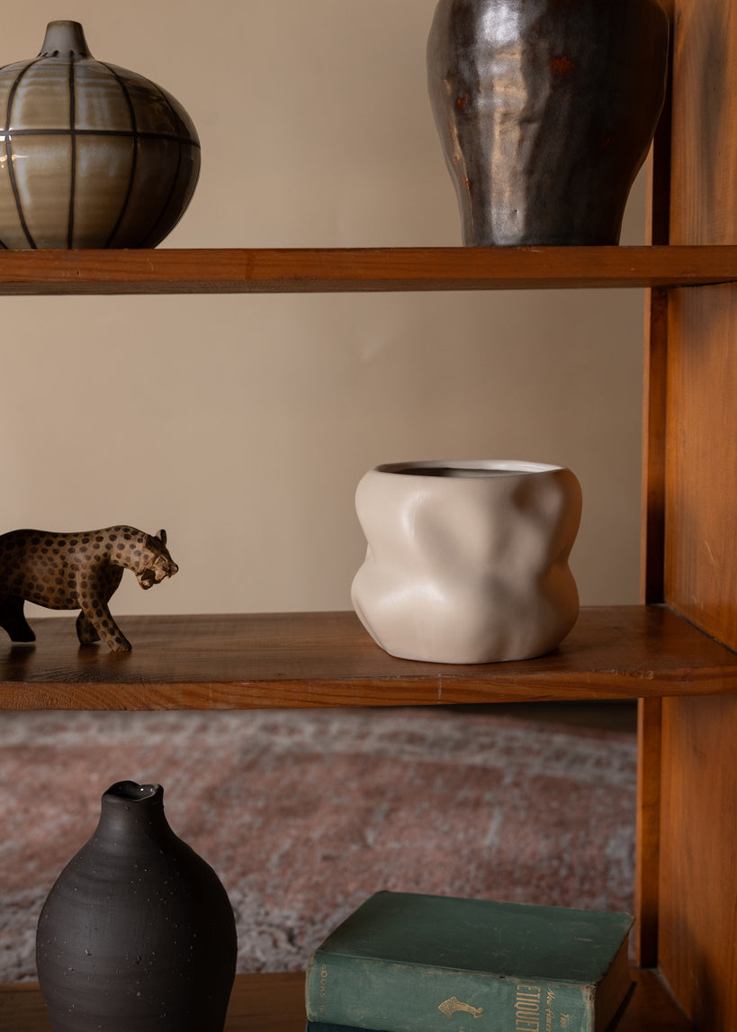 5in Tall Seto Artisan Bowl Decor Jamali Garden