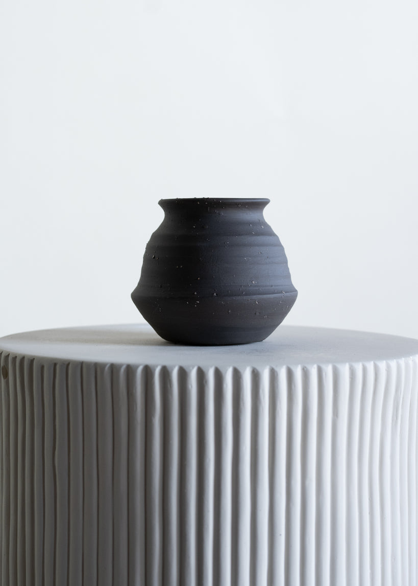 5in Wide Imari Aged Black Artisan Bowl Decor Jamali Garden