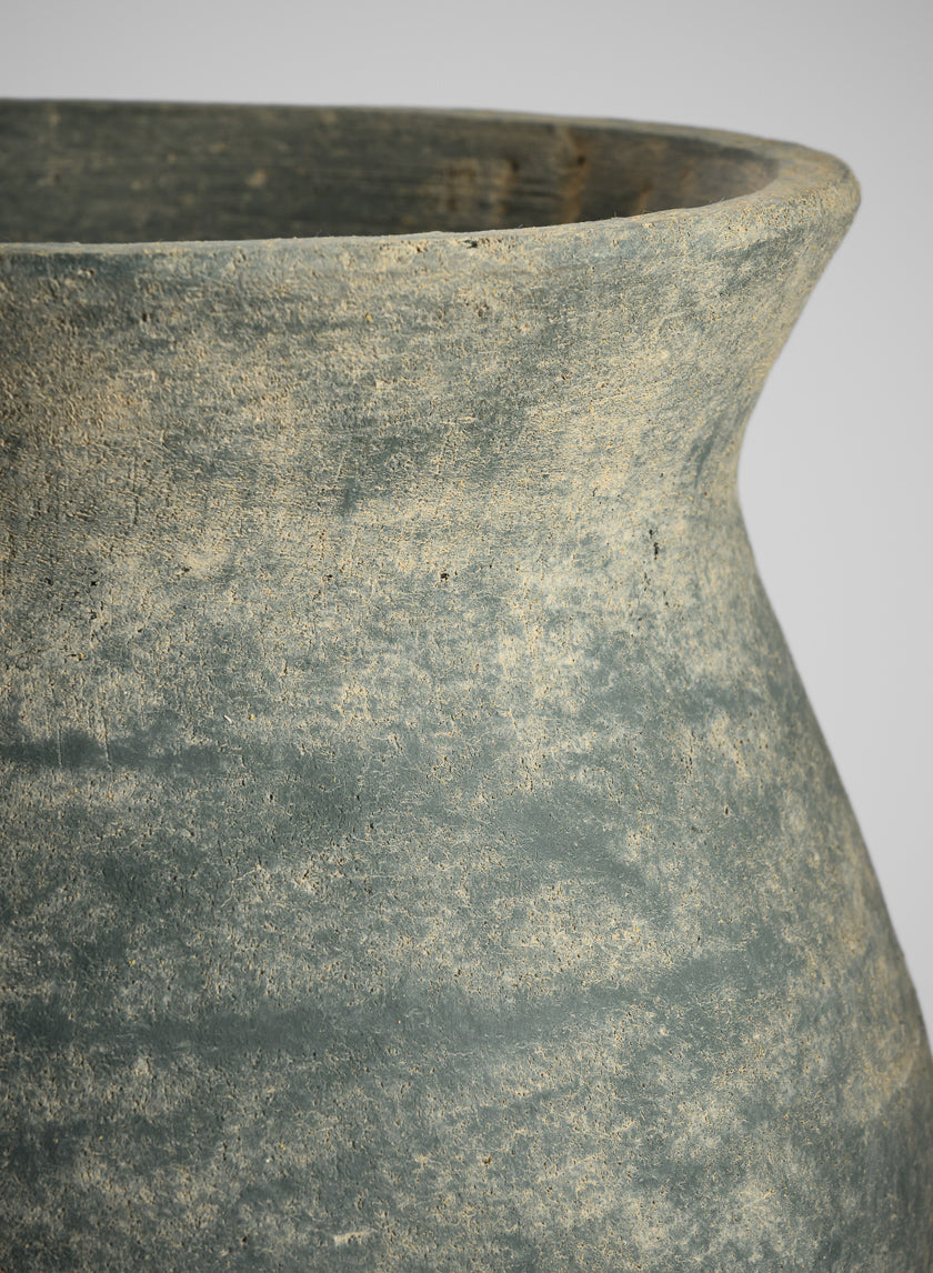 12.5in Tall Amadora Weathered Stoneware Deco Vase Decor Jamali Garden