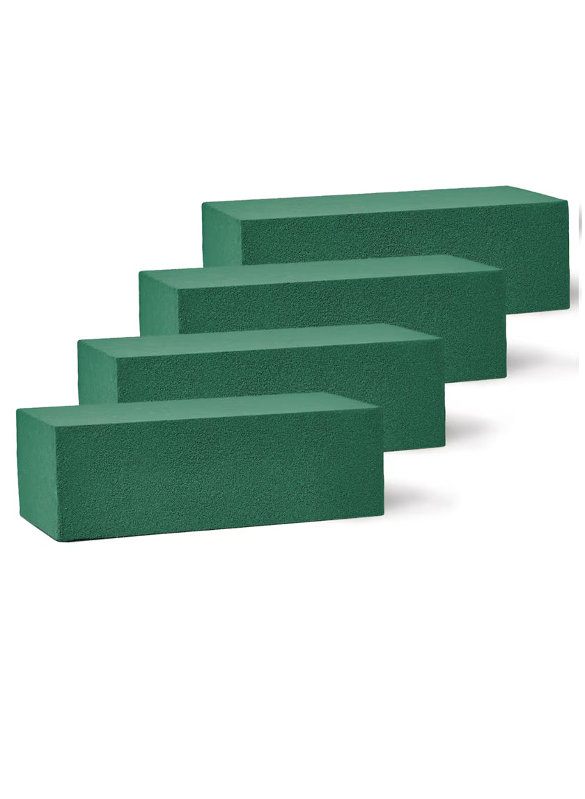 FloraCraft 4ct Green Floral Artesia WetFoM Brick Decor Jamali Garden