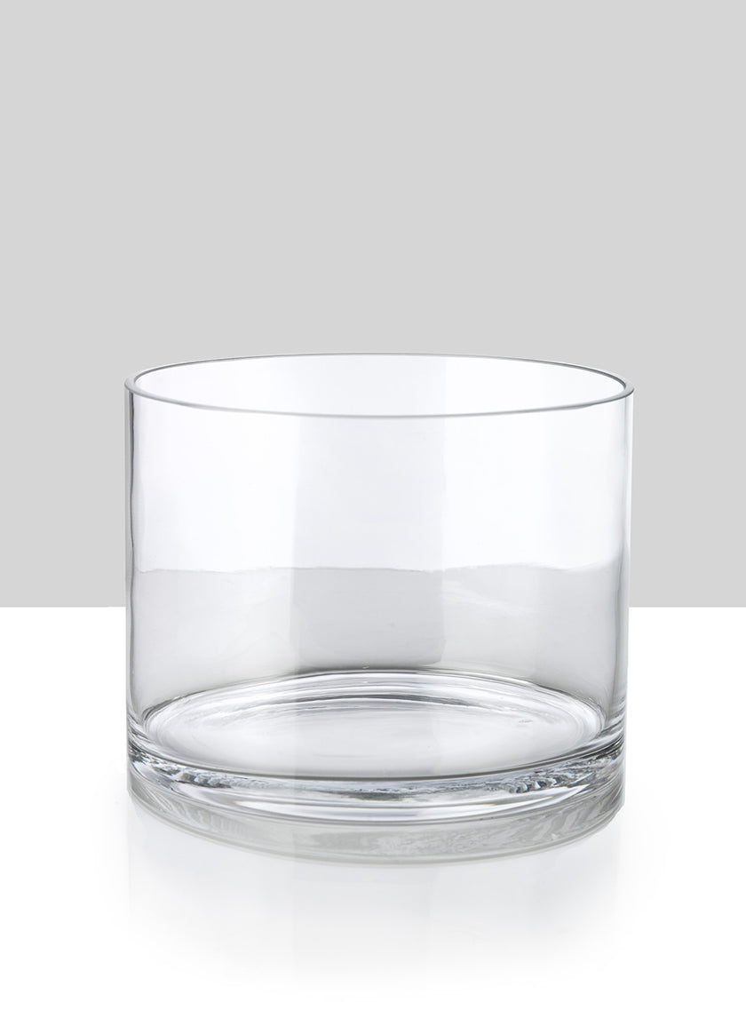 8in Wide Glass Cylinder Vase Decor Jamali Garden