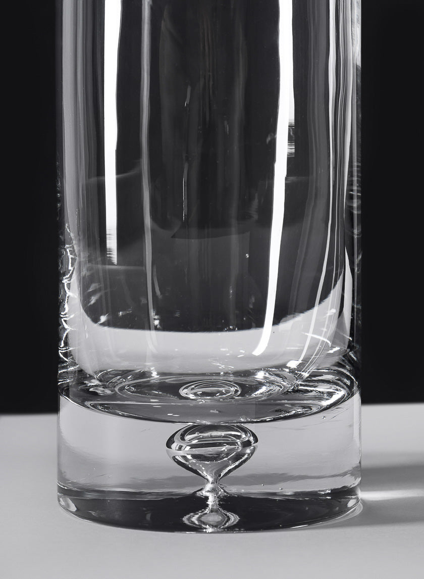 Luxe Cylinder Glass Vase Decor Jamali Garden