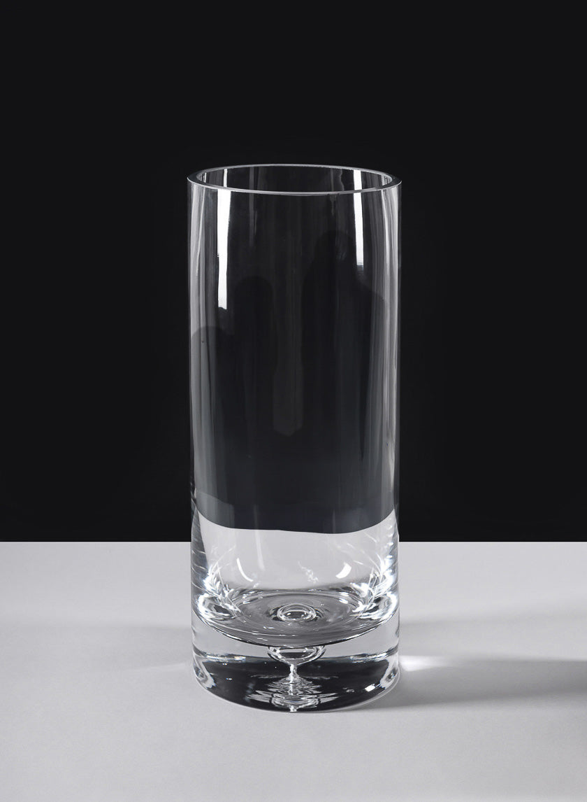 Luxe Cylinder Glass Vase Decor Jamali Garden