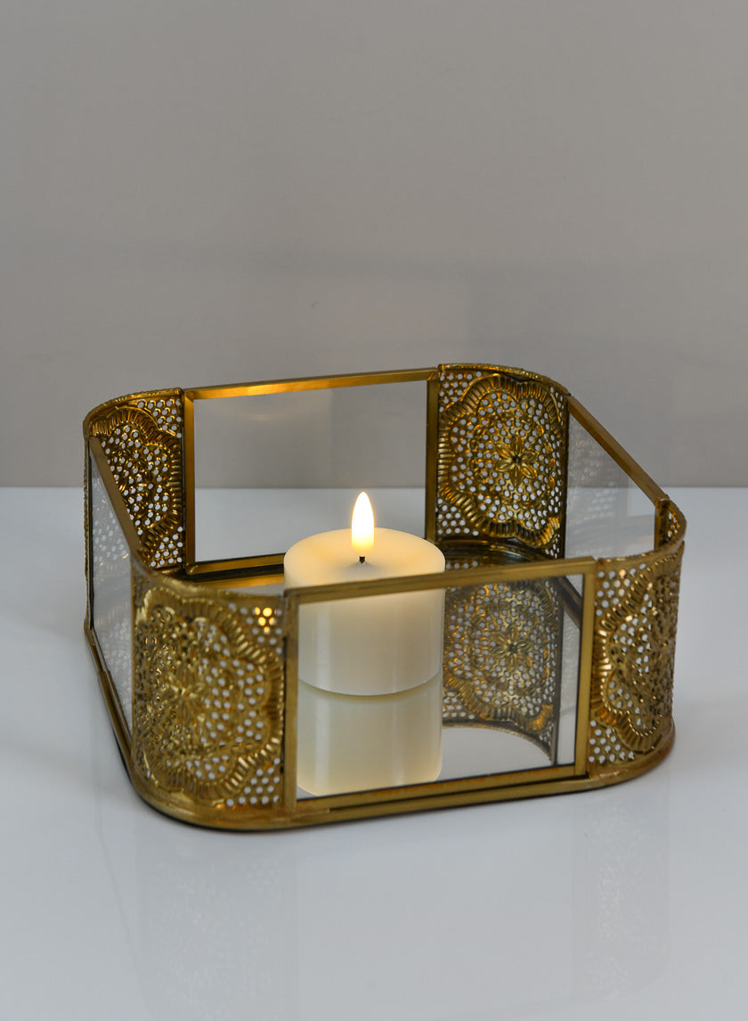 7.25in Long Ming Mirror Tray Decor Jamali Garden