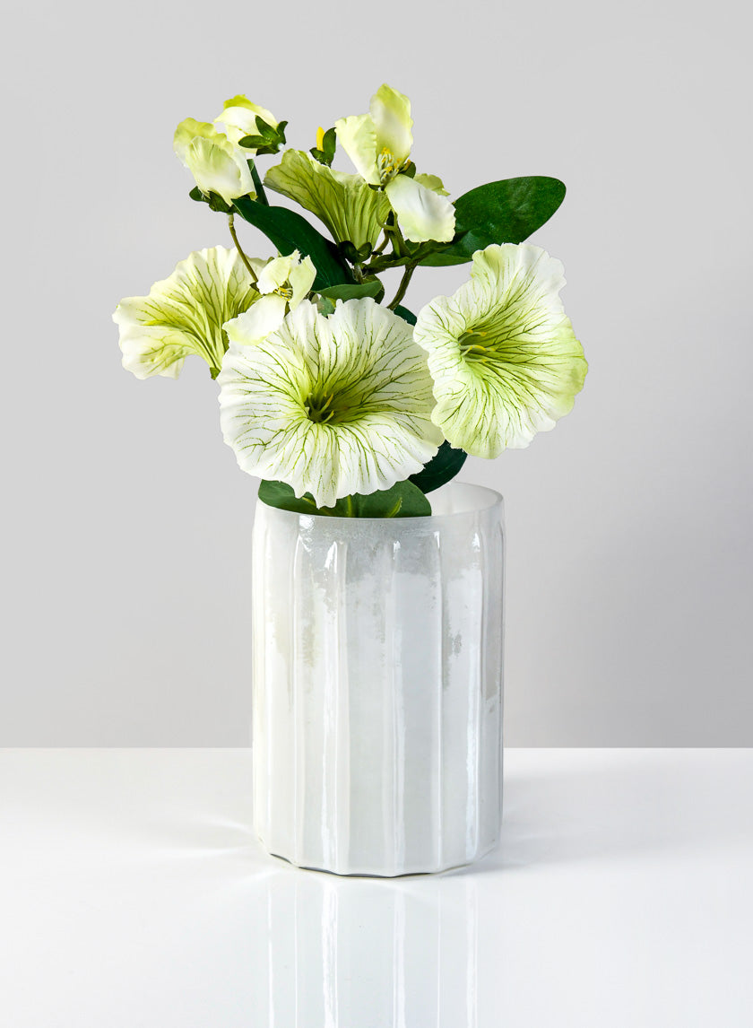 Norvege Pearl White Vase Decor Jamali Garden