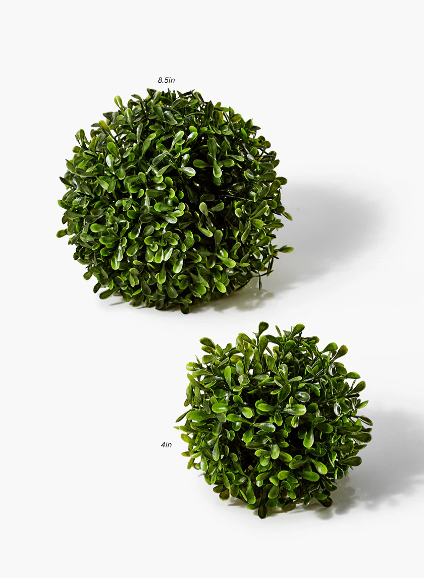 Faux Boxwood Balls Decor Jamali Garden