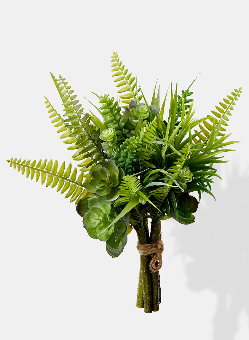 12in Long Mixed Succulent Bouquet Decor Jamali Garden