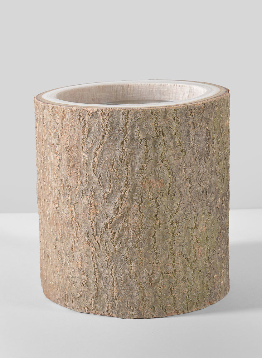 Forest Log Wood Vase Decor Jamali Garden