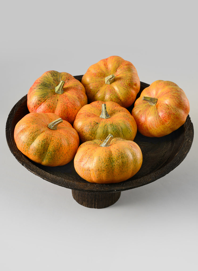Fall Harvest Mini Pumpkins, Set of 6 Decor Jamali Garden