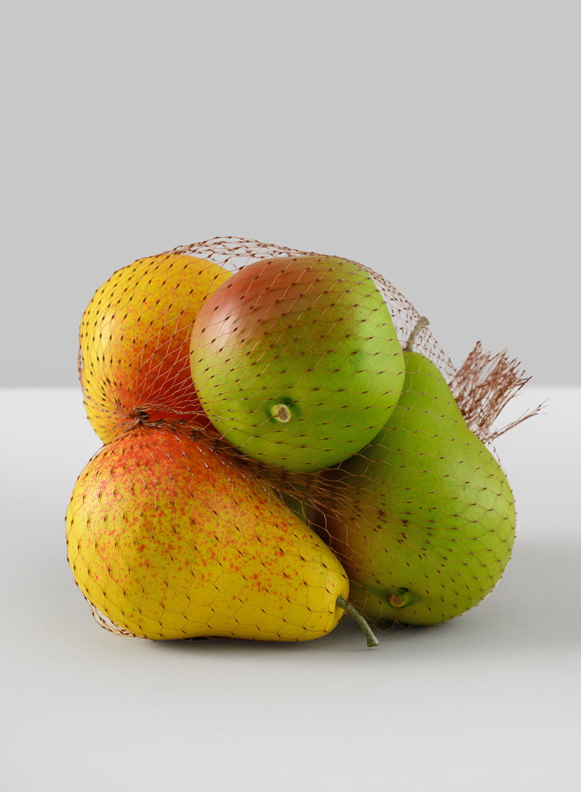 Barlett Multi Color Ripe Pears, Set of 6 Decor Jamali Garden