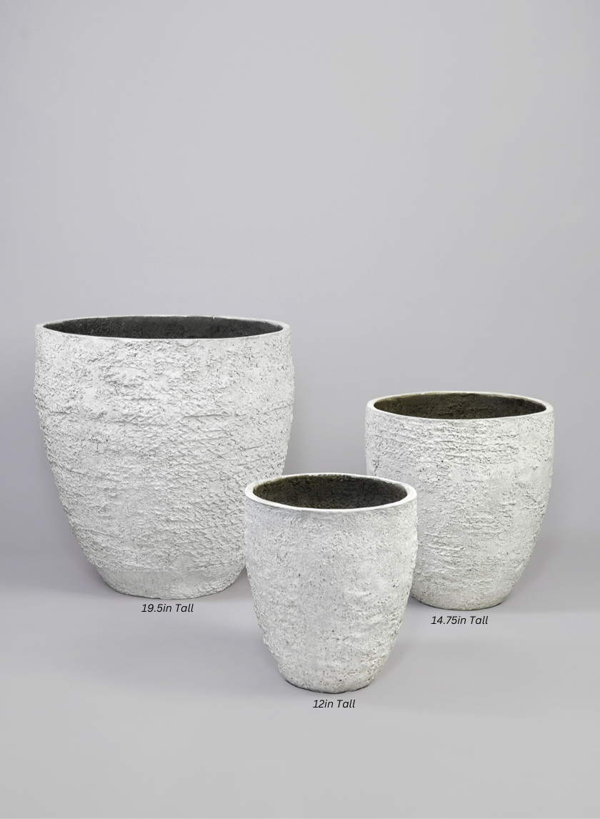 Mesquite Chalk Stone Planter Decor Jamali Garden