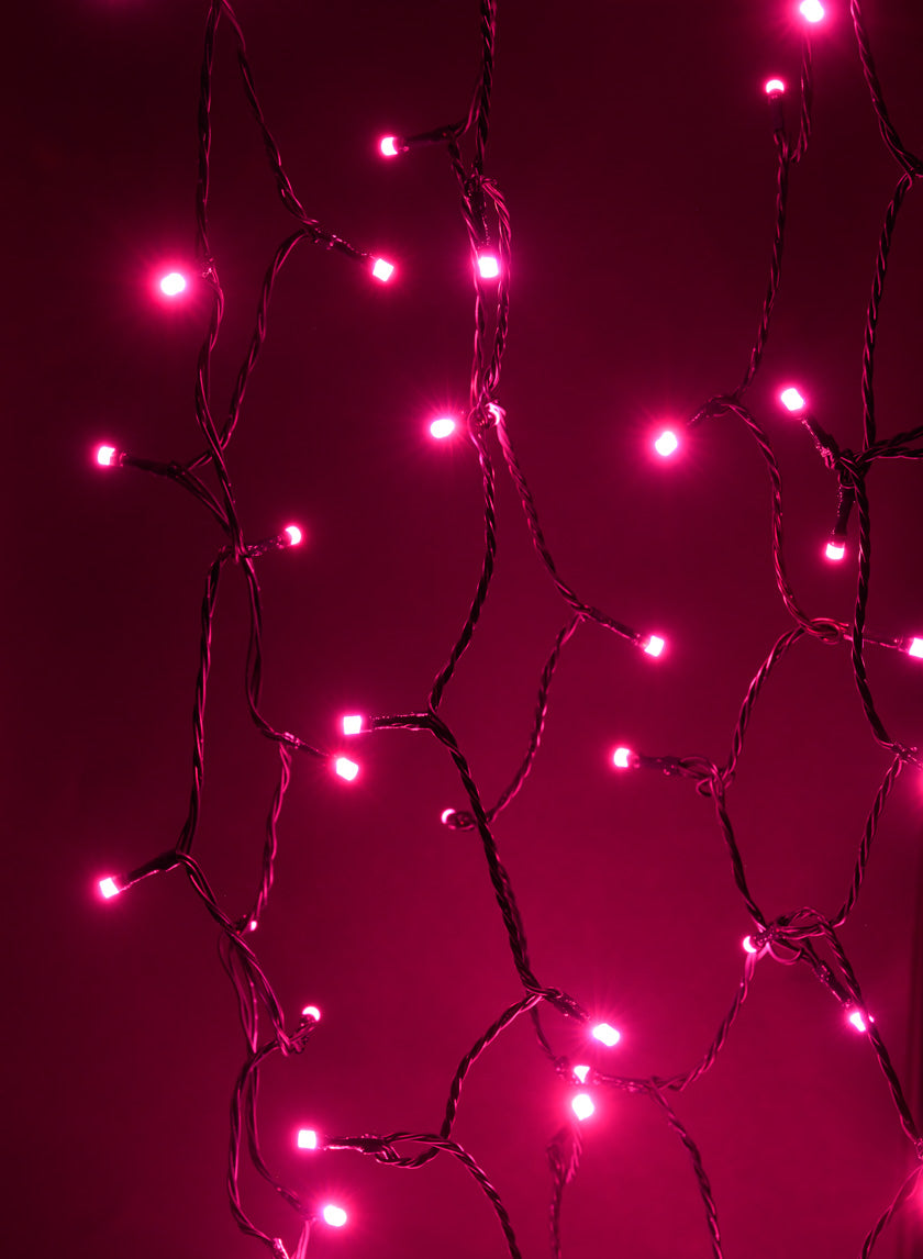 65ft Long 200 LED Remote Controlled All Color Light, Green Cord Decor Jamali Garden