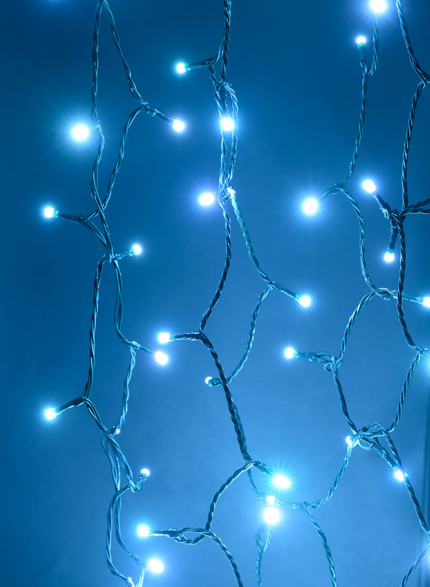 65ft Long 200 LED Remote Controlled All Color Light, Green Cord Decor Jamali Garden